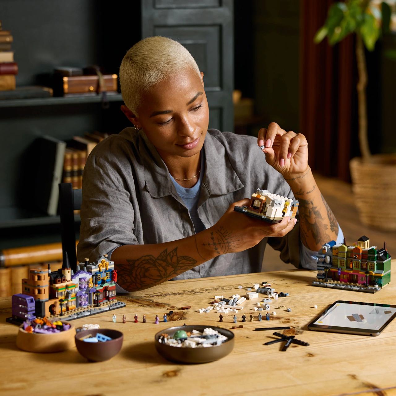 LEGO Harry Potter Diagon Alley Wizarding Shops Collectible Set
