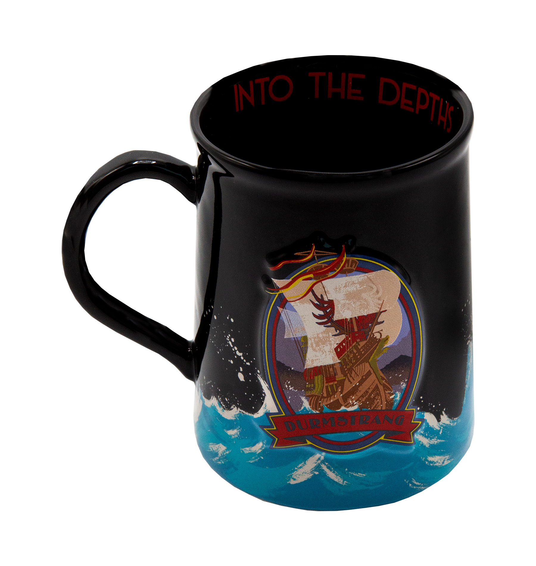 Durmstrang Ceramic Mug with Ship Design | Wizarding Collectible