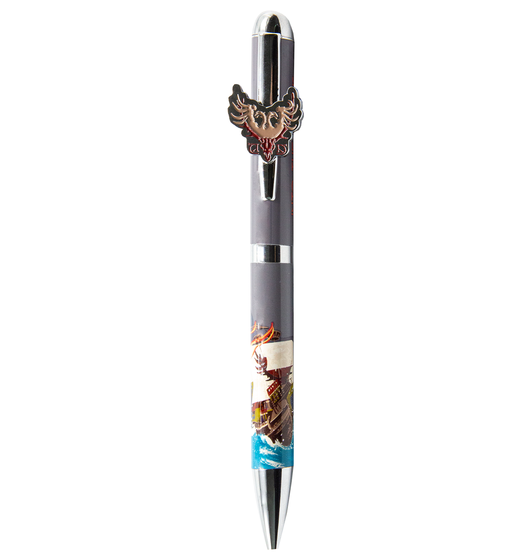 Durmstrang Crest Silver Pen for Writing & Collecting | Wizarding Legacy