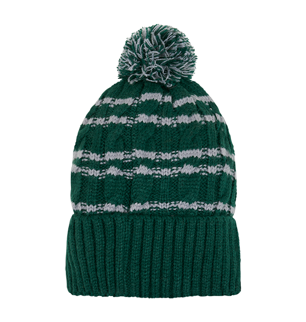 Slytherin Knitted Beanie with House Crest | Harry Potter Hat