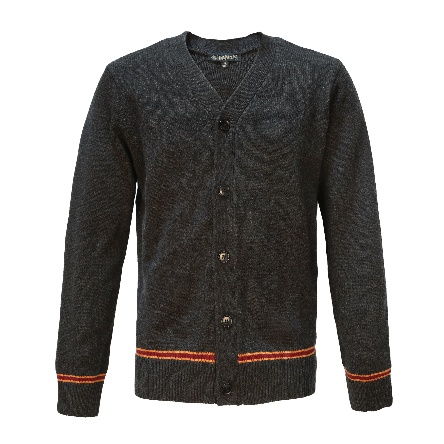Gryffindor Knitted Cardigan with Film-Accurate Stripes | Harry Potter Replica