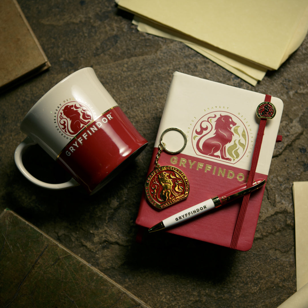 Gryffindor House Mug with Lion Design | 18oz Ceramic Cup