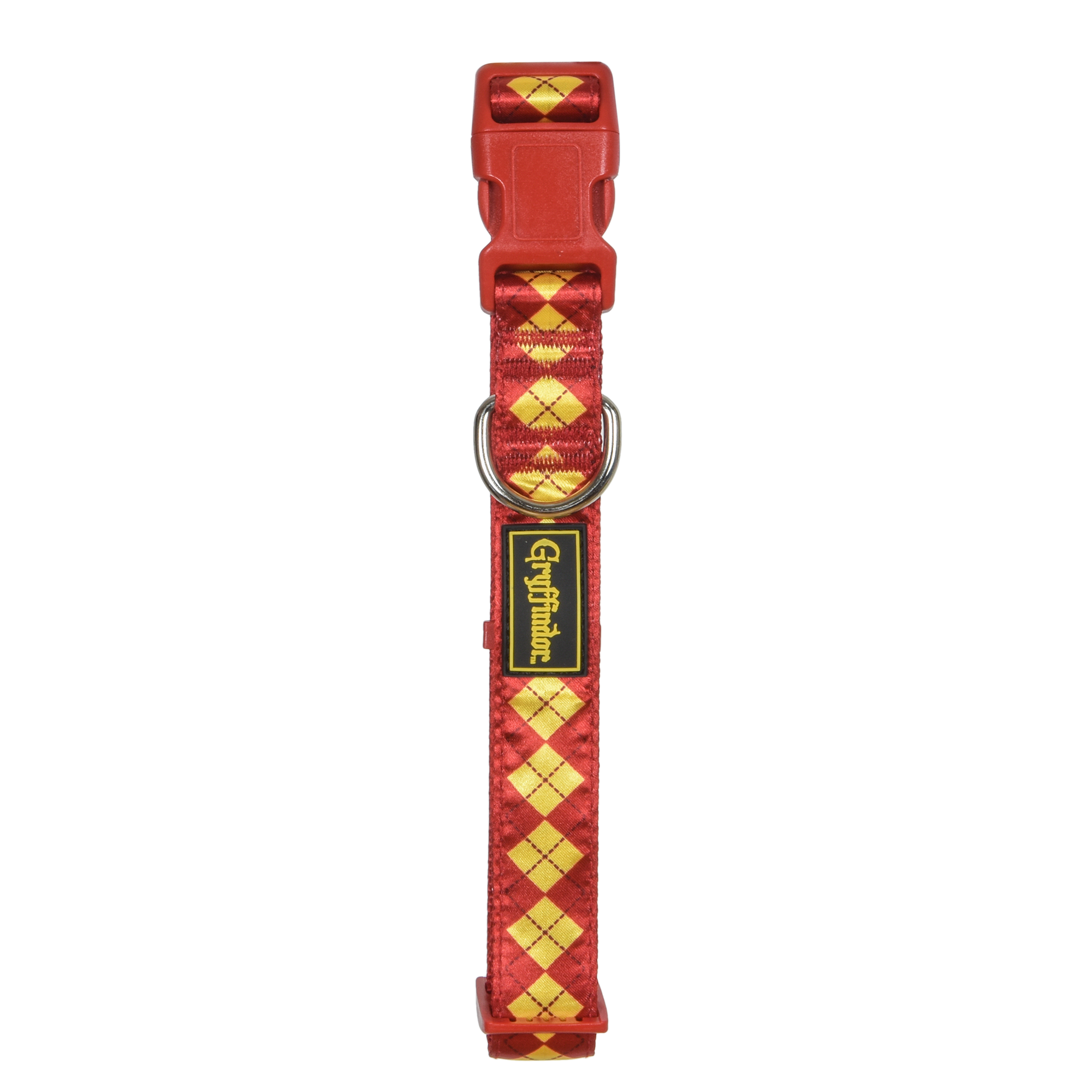 Harry Potter Gryffindor Pet Collar | Red & Yellow Nylon Dog Collar
