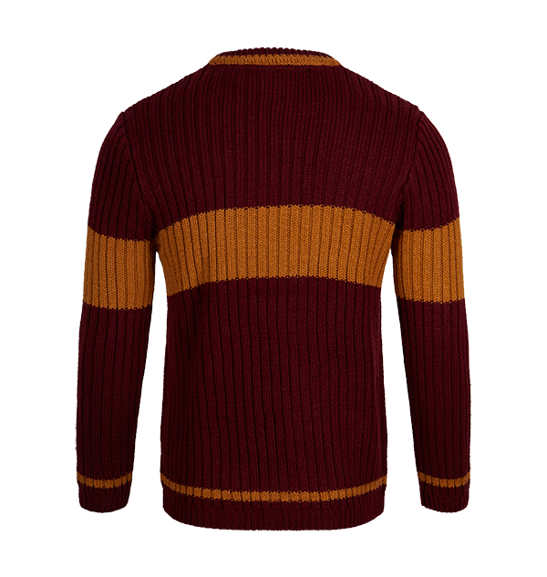 Gryffindor Quidditch Sweater with Embroidered Crest | Harry Potter