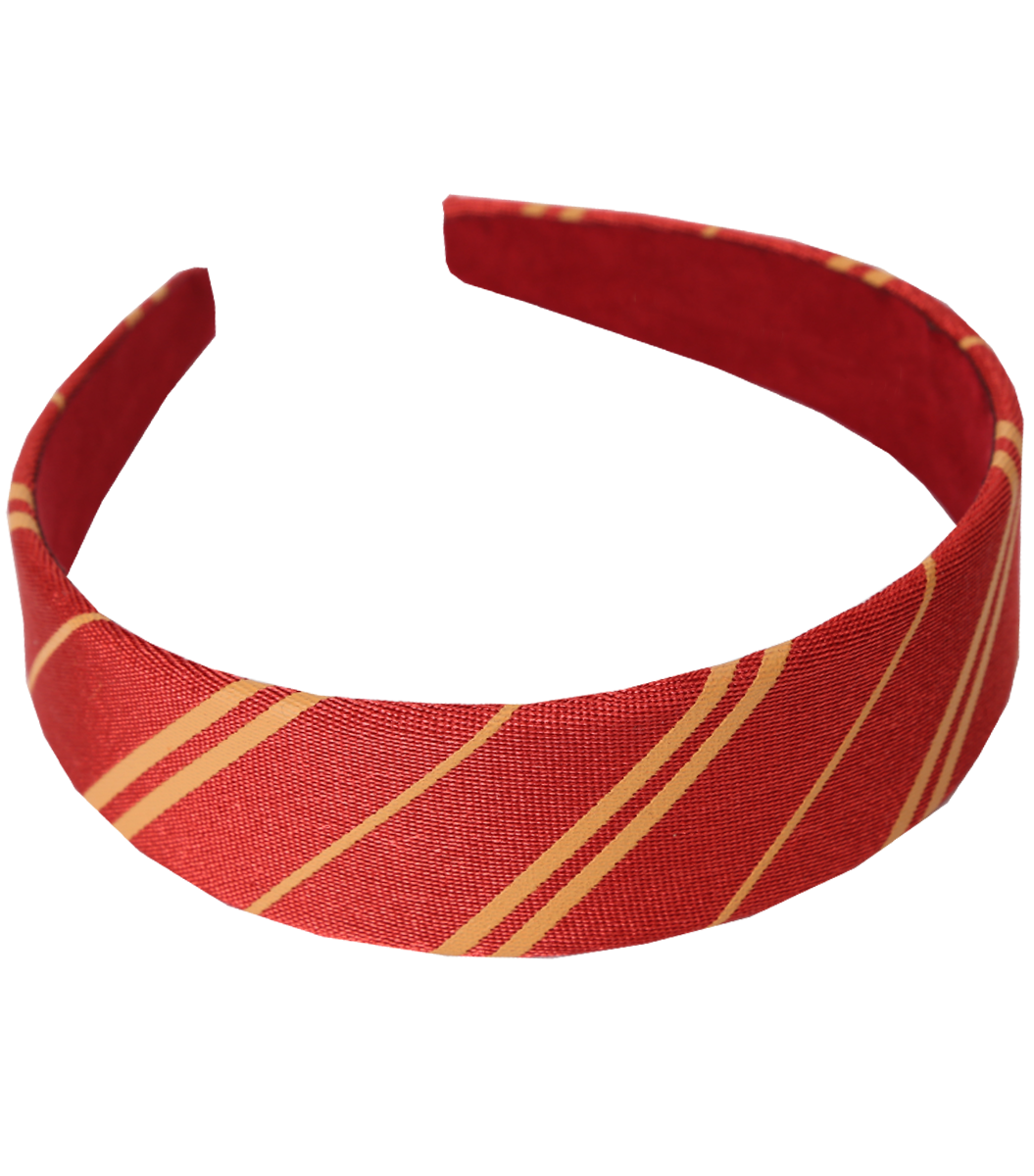 Gryffindor Striped Headband for Harry Potter Fans | Scarlet & Gold