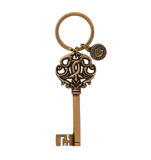 Gringotts Key Keyring - Brass-Plated Harry Potter Replica | Wizarding Bank