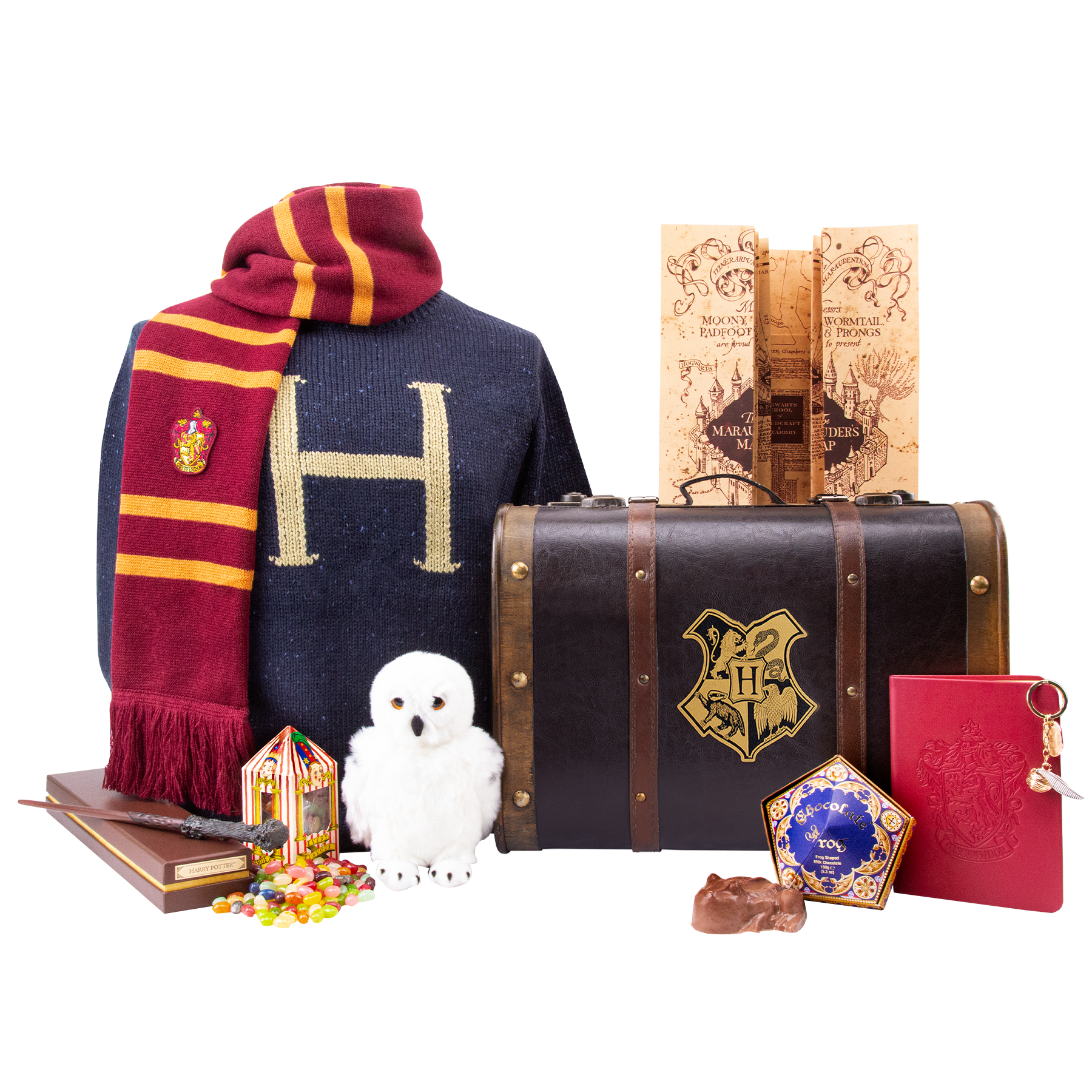 Harry Potter Hogwarts Gift Trunk with Collectibles | Wizarding World Set