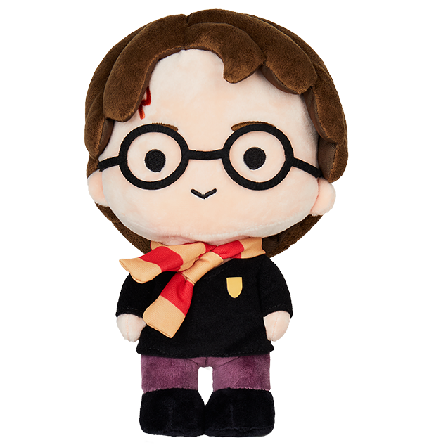 Harry Potter Plush Toy with Gryffindor Scarf | Kawaii Style 9.5"