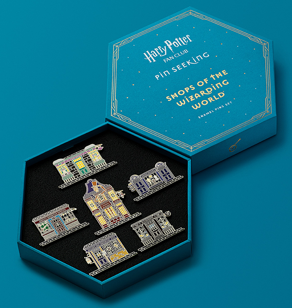Harry Potter Enamel Pin Set - Wizarding World Shops Collection