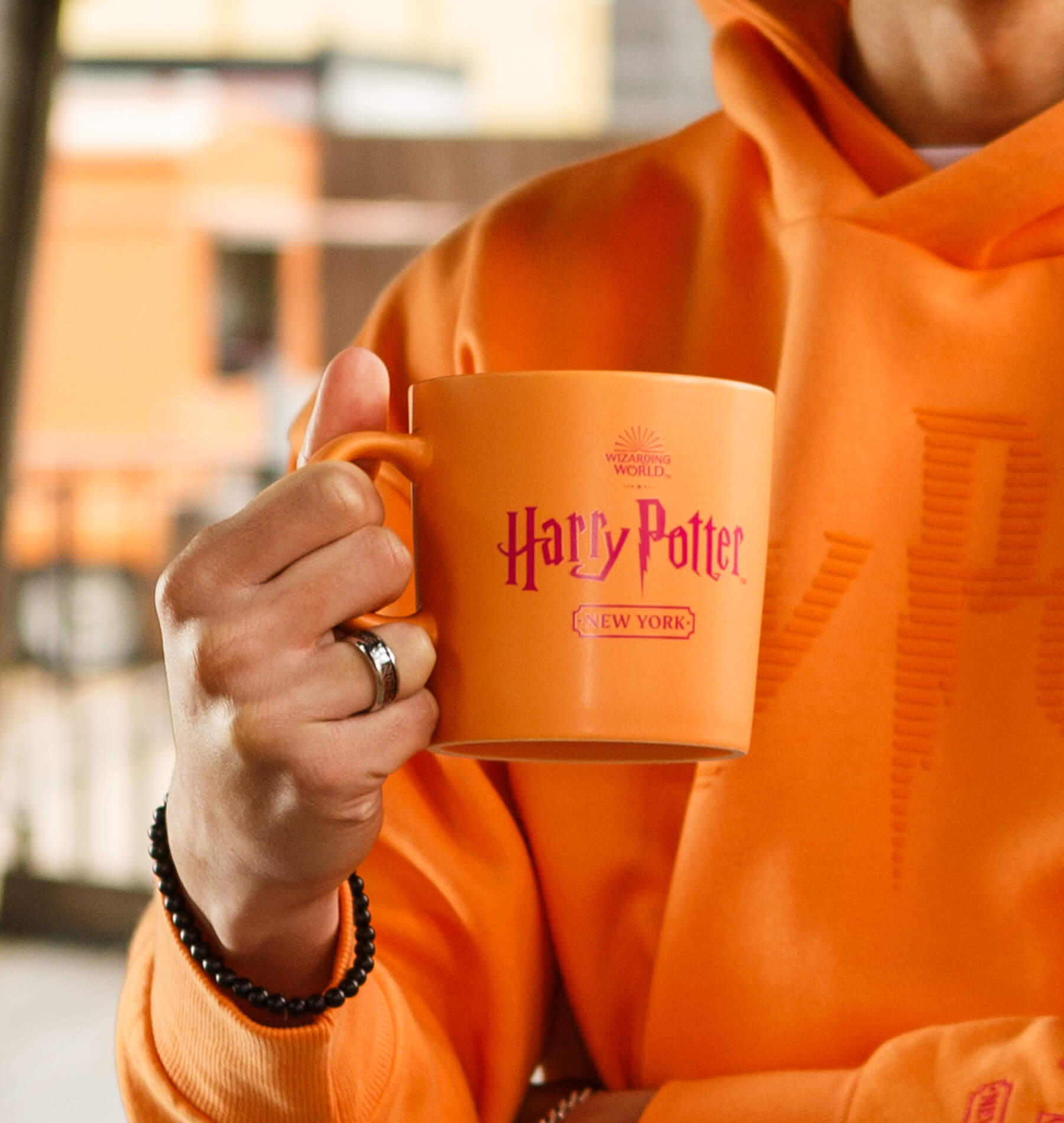 Harry Potter NYC Apricot Ceramic Mug 18oz | Collectible Coffee Cup