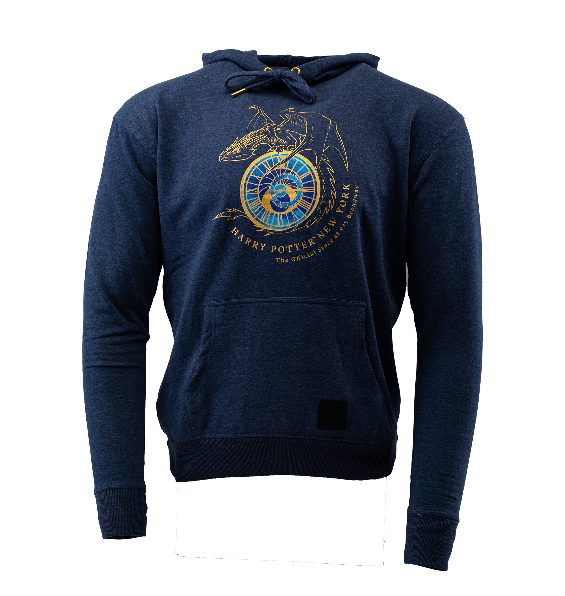 Harry Potter NYC Dragon Hoodie | Steel Blue Unisex Cotton Sweatshirt
