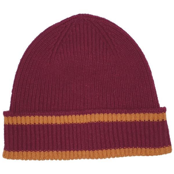 Gryffindor Knit Beanie with House Colors | Lochaven Harry Potter