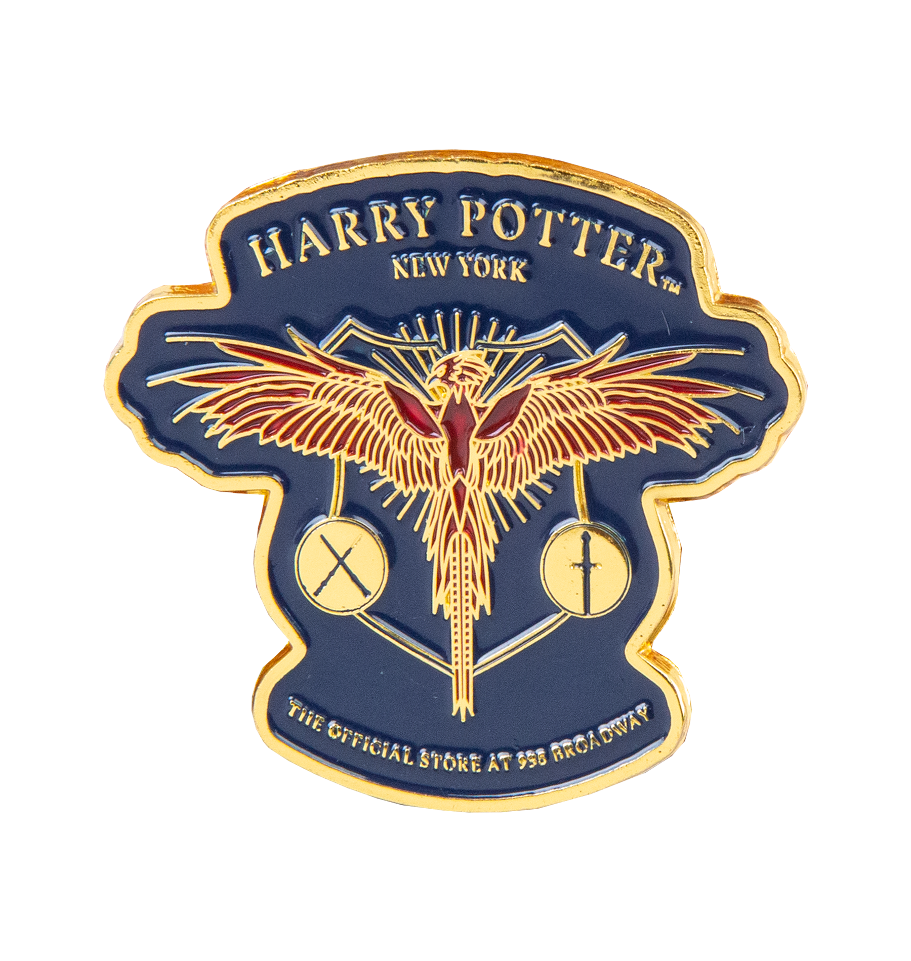 Harry Potter NYC Fawkes Phoenix Pin Badge | Exclusive Collectible