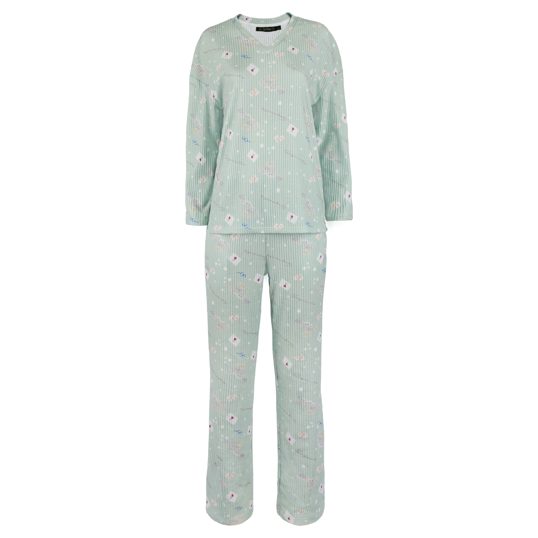 Sage Green Hedwig Loungewear Set with Pockets | Harry Potter Inspired