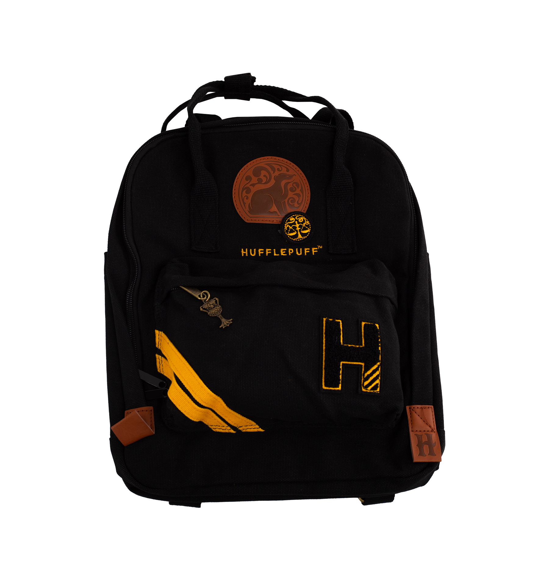 Hufflepuff Embroidered Backpack for School & Travel | Harry Potter