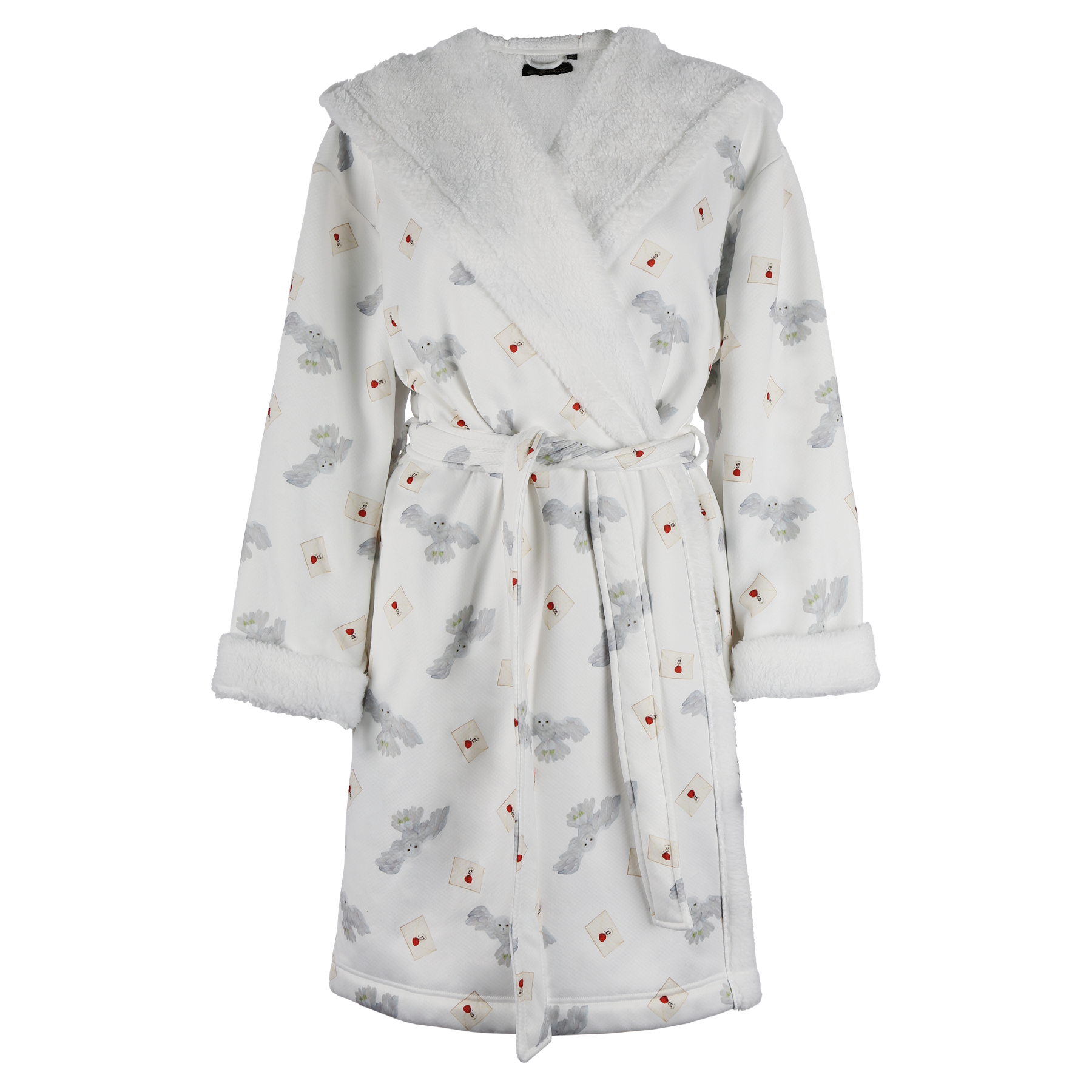 Hedwig Harry Potter Robe with Sherpa Fleece Lining | Cozy Winter Wear