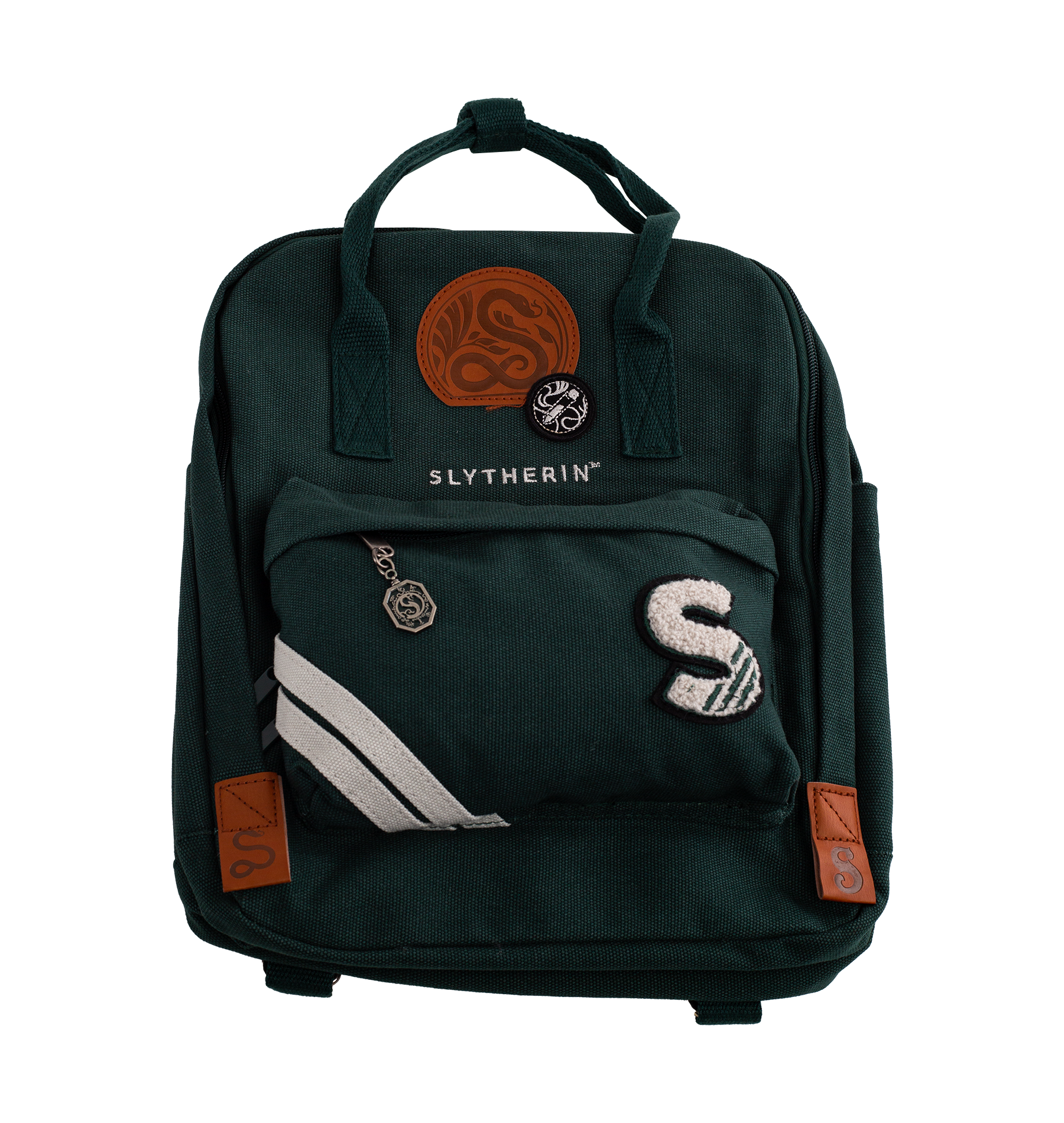 Slytherin Embroidered Backpack for School & Travel | Harry Potter