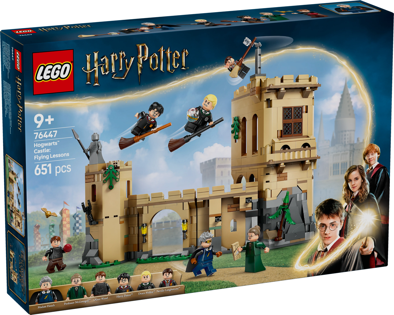LEGO Hogwarts Castle Flying Lessons Set with Minifigures | Harry Potter
