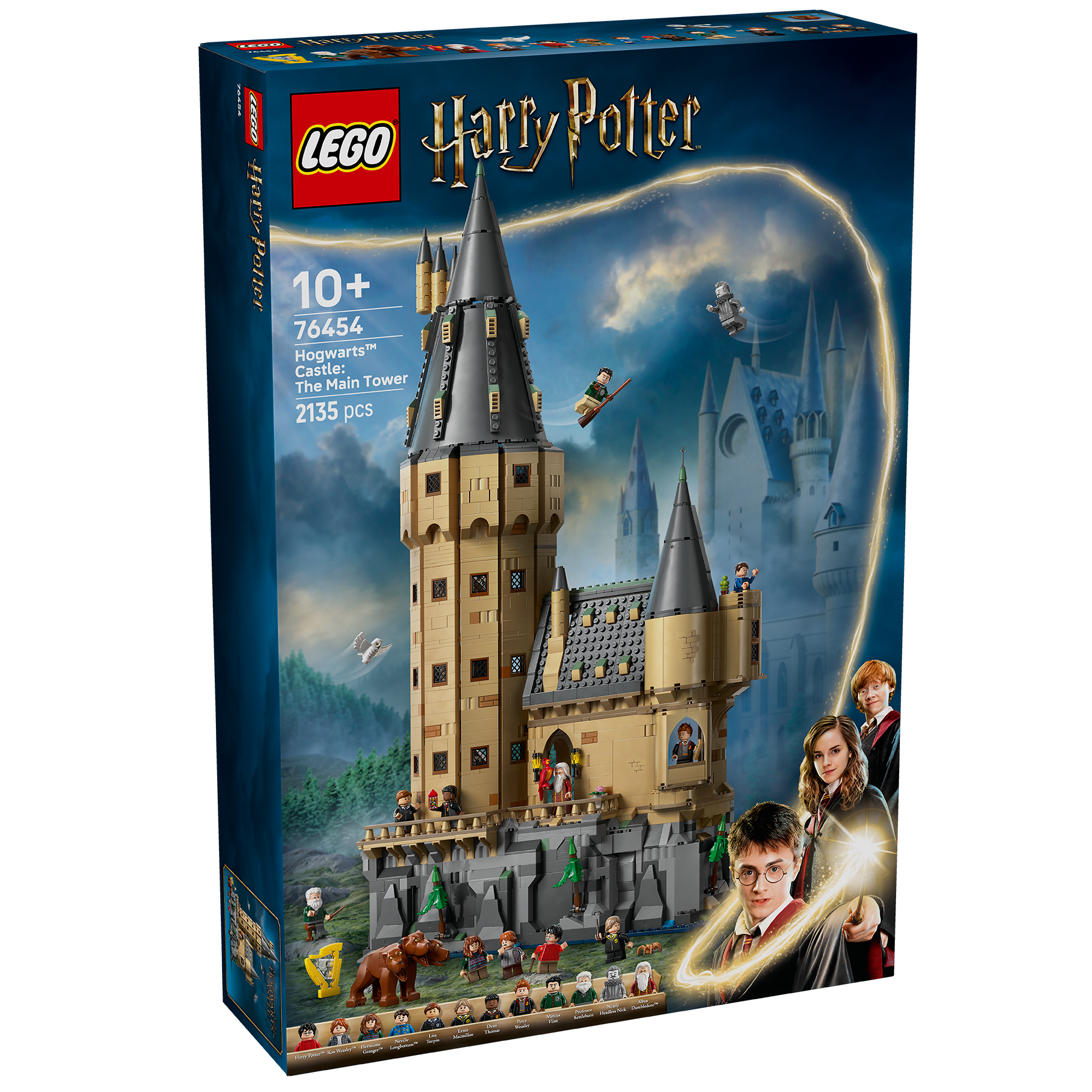 LEGO Harry Potter Hogwarts Castle Main Tower Set with 12 Minifigures | 2,135 Pieces