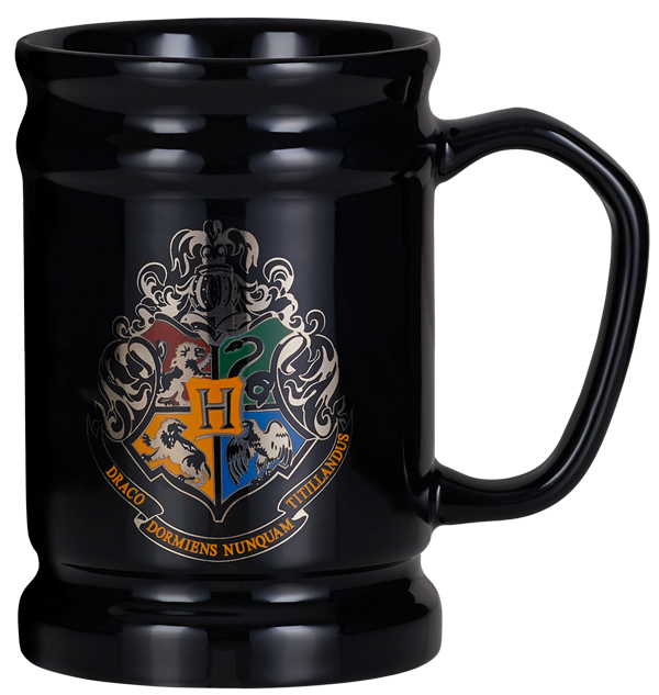 Hogwarts Crest Mug with House Colors & School Motto | Harry Potter Collectible