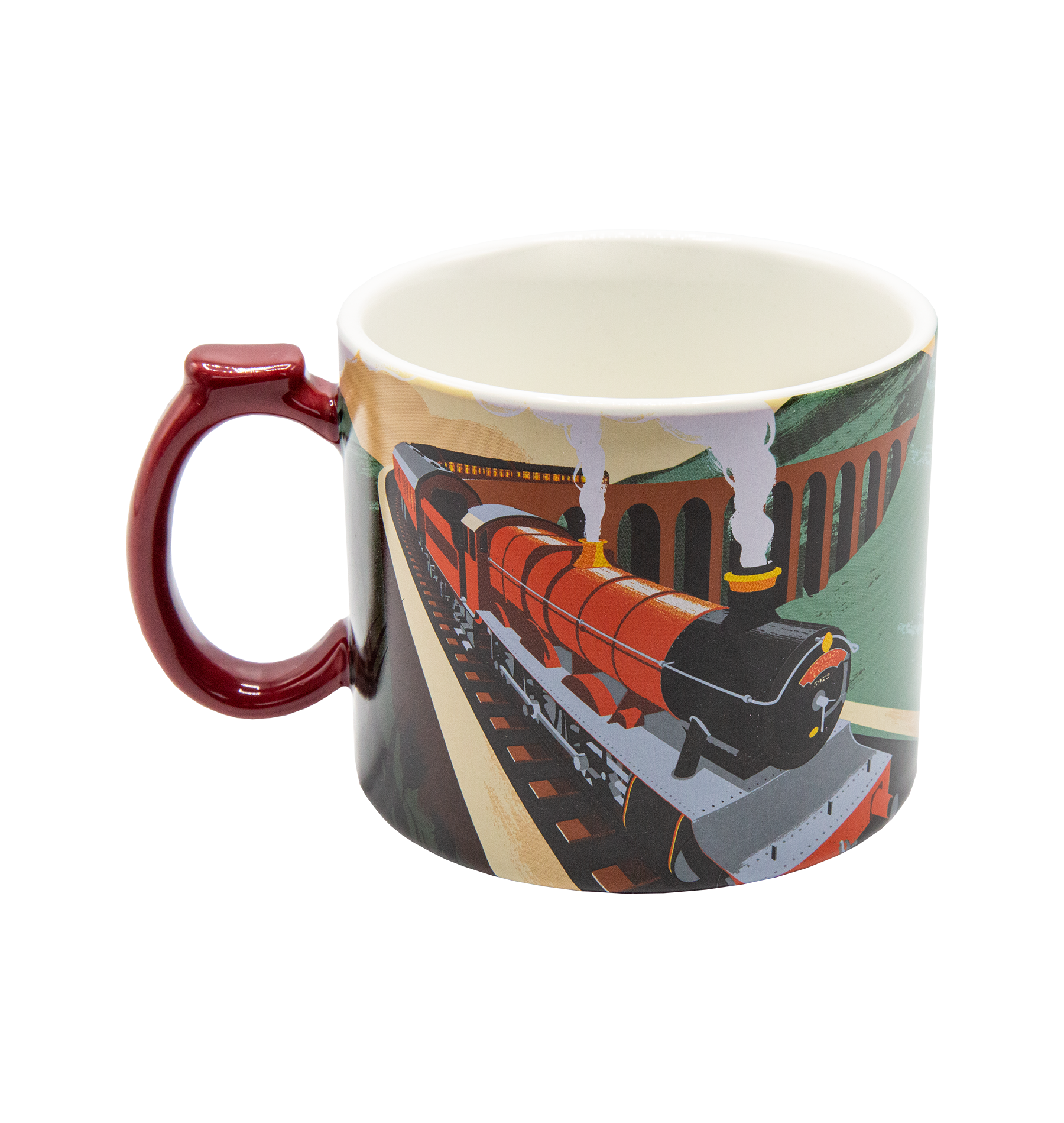 Hogwarts Express Mug with Iconic Train Design & Gold Foil Text | Harry Potter Collectible