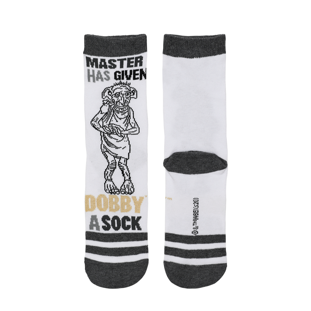 Harry Potter Dobby Socks 3-Pack with Free Elf Designs | S/M & M/L