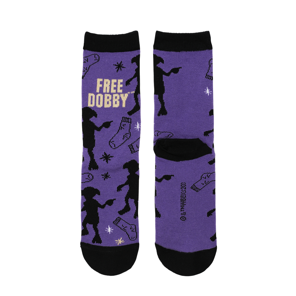 Harry Potter Dobby Socks 3-Pack with Free Elf Designs | S/M & M/L
