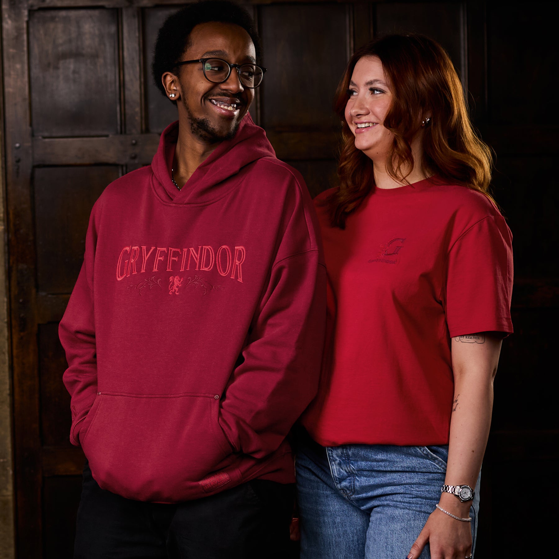 Gryffindor Hoodie with Lion Embroidery | House Mascot Collection