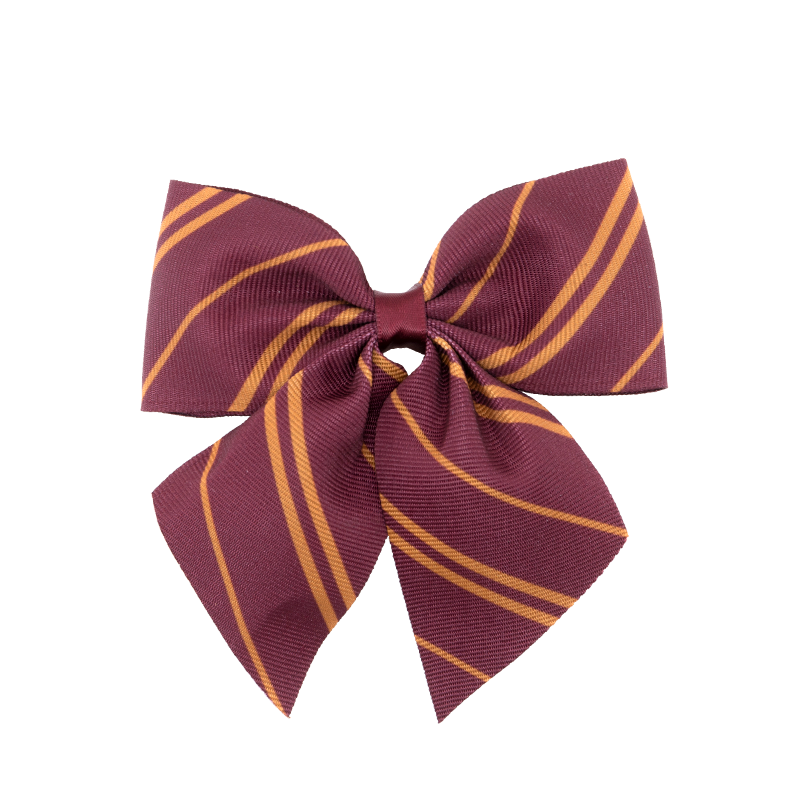 Gryffindor Bow Clip for Hair - Red & Orange Harry Potter Accessory