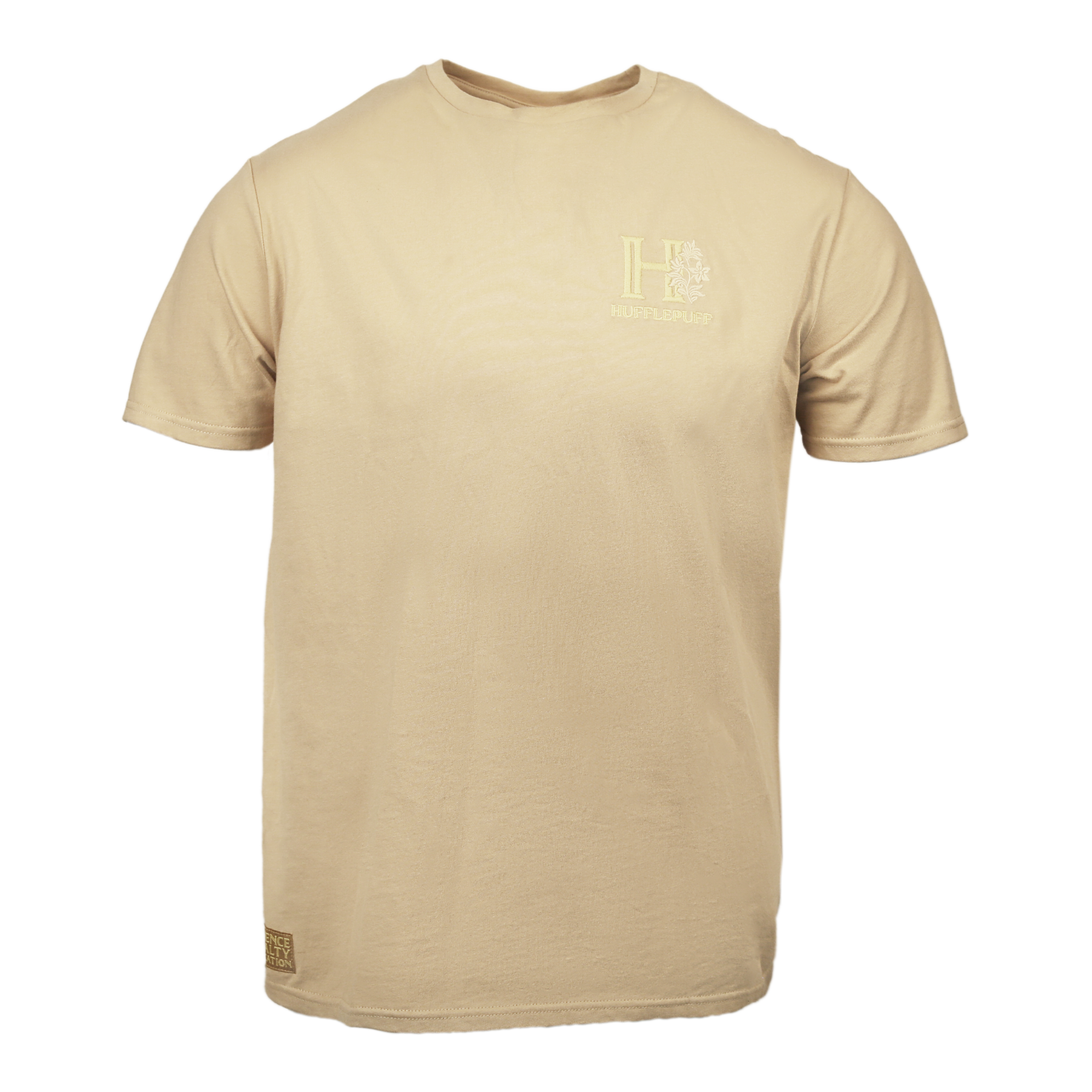 Hufflepuff House T-Shirt with Embroidered Badger | Vintage Cotton Tee