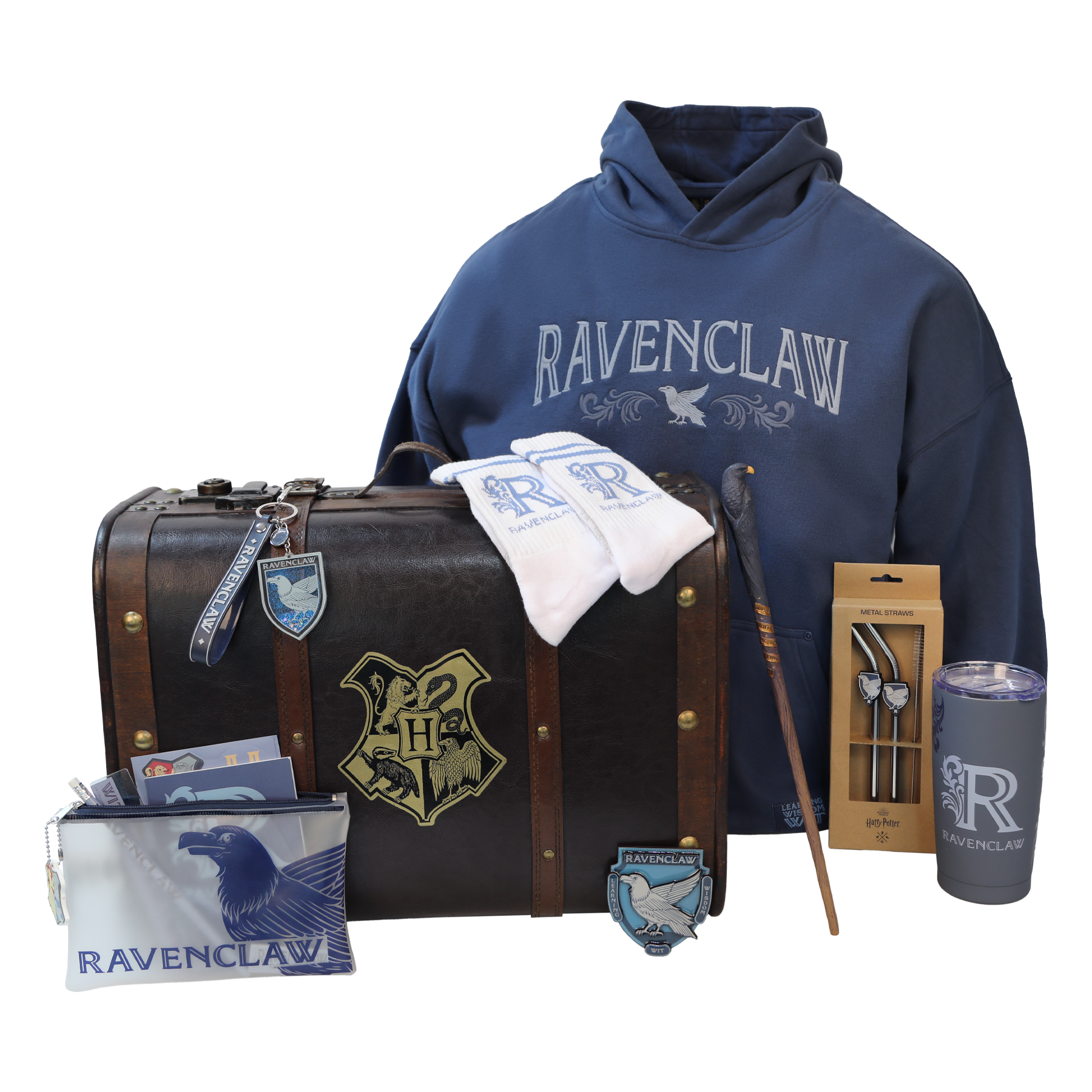 Ravenclaw Gift Trunk with Exclusive House Mascot Collection | Hogwarts Keepsake
