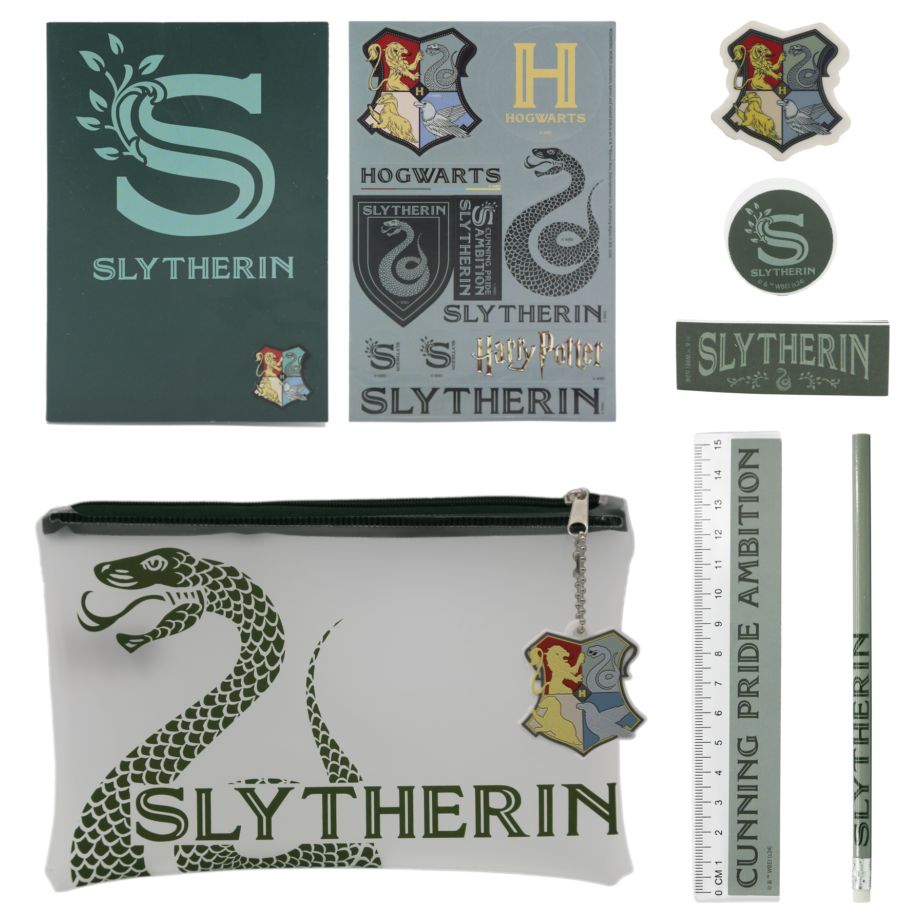 Slytherin Gift Trunk with Hoodie & Accessories | House Mascot Collection