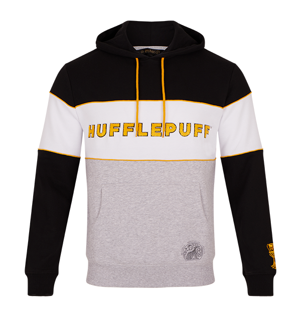 Hufflepuff Hoodie with House Logo & Tunnel Pocket | Harry Potter