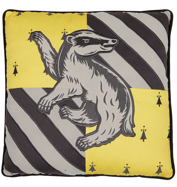 Hufflepuff House Velvet Pillow | Harry Potter Home Decor
